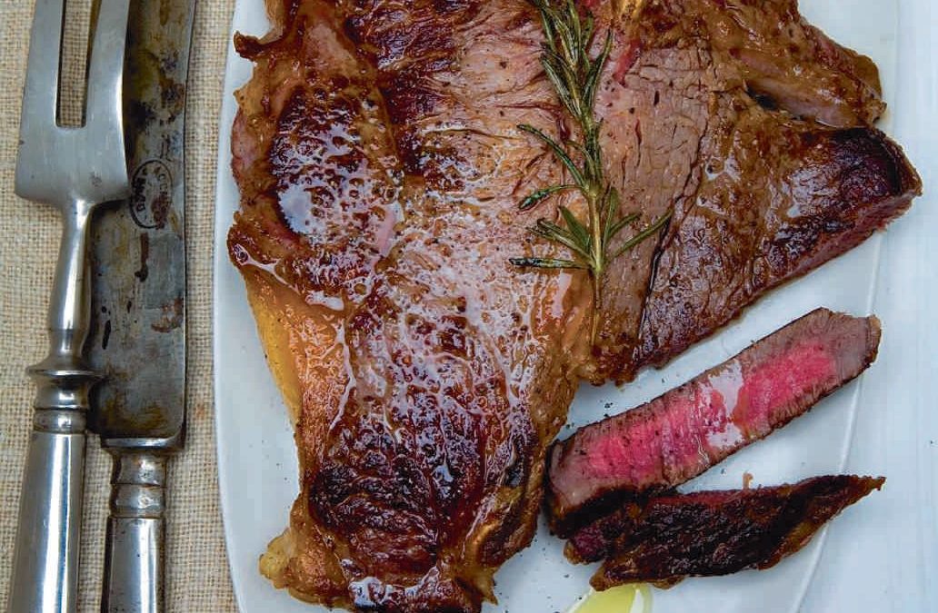 T-bone steak op zijn Florentijns