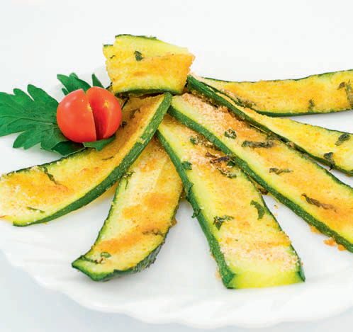Courgette met pecorinokaas